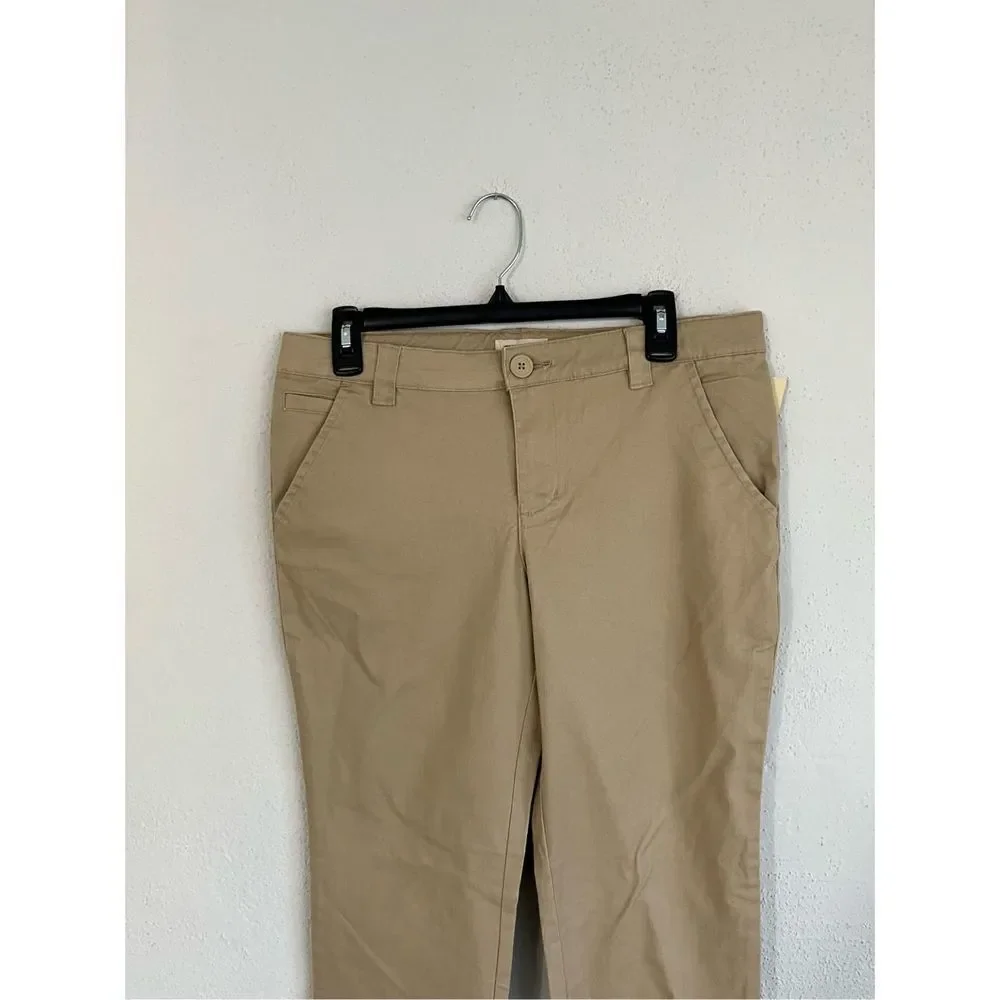 Cherokee Kids Cotton Twill Adjustable Waist Uniform Pant, Size 16